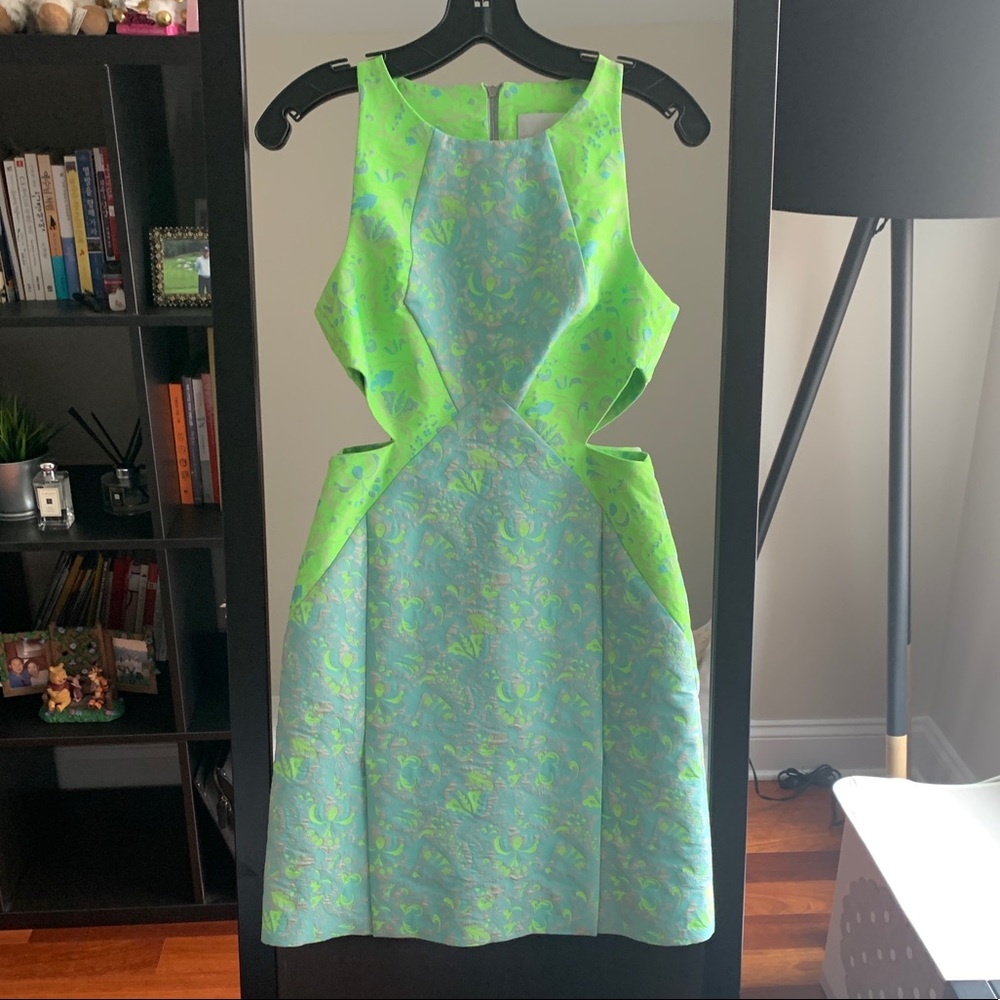 Richard Nicoll cutout jacquard dress size uk 6